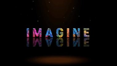 3B Canlandırma Grafik Tasarımı, Resim Metni Efektleri.