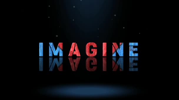 3D动画图形设计 Imagine文字效果 — 图库视频影像