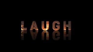 3D Animasyon Grafik Tasarımı, Gülen Metin Efektleri.