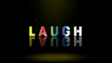 3D Animasyon Grafik Tasarımı, Gülen Metin Efektleri.