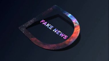 3D Canlandırma Grafik Tasarımı, Sahte Haber Metni Efektleri.