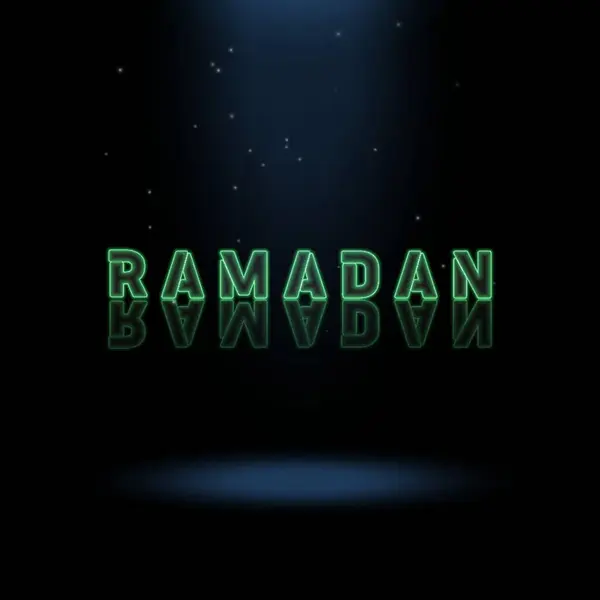 3D Canlandırma Grafik Tasarımı, RAMADAN Metin Efektleri.