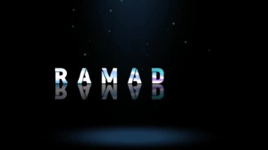3D Canlandırma Grafik Tasarımı, RAMADAN Metin Efektleri.