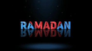 3D Canlandırma Grafik Tasarımı, RAMADAN Metin Efektleri.