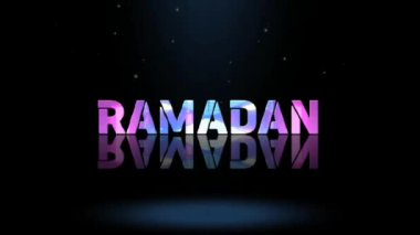 3D Canlandırma Grafik Tasarımı, RAMADAN Metin Efektleri.