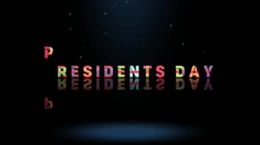 3D Canlandırma Grafikleri Tasarımı, Başkanlık Günü Metin Efektleri.