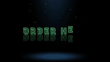 3D Canlandırma Grafik Tasarımı, Sipariş Metin Efektleri.