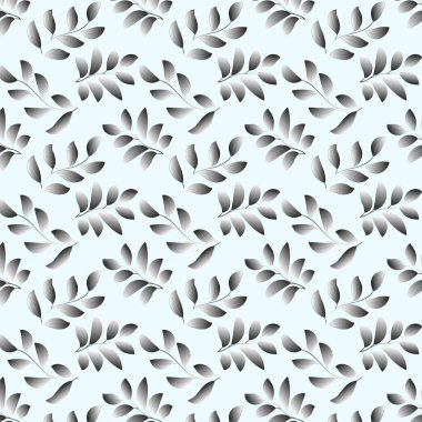 Çoklu renk, botanik iz bırakır. Dal ve yapraklar.