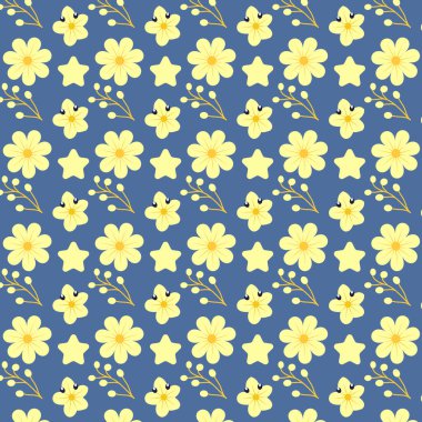 Rengarenk çiçeklerle süslenmiş zarif çiçek deseni. Özgürlük tarzı. Moda baskıları için kusursuz bir arka plan. Ditsy parmak izi. Kusursuz vektör dokusu.