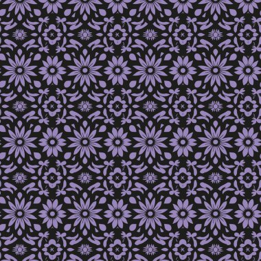 Flat Elegant decorative floral pattern vector design. Colorful floral pattern suitable for background, texture, fabric, wrapping, textile, clothing, print or others.