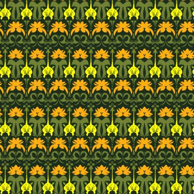 Flat Elegant decorative floral pattern vector design. Colorful floral pattern suitable for background, texture, fabric, wrapping, textile, clothing, print or others.