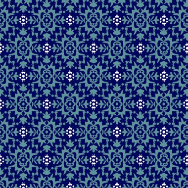 Flat Elegant decorative floral pattern vector design. Colorful floral pattern suitable for background, texture, fabric, wrapping, textile, clothing, print or others.