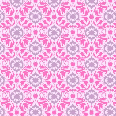 Flat Elegant decorative floral pattern vector design. Colorful floral pattern suitable for background, texture, fabric, wrapping, textile, clothing, print or others.