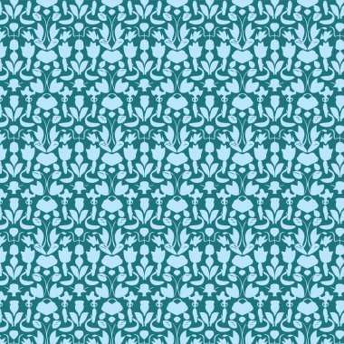 Flat Elegant decorative floral pattern vector design. Colorful floral pattern suitable for background, texture, fabric, wrapping, textile, clothing, print or others.