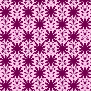 Flat Elegant decorative floral pattern vector design. Colorful floral pattern suitable for background, texture, fabric, wrapping, textile, clothing, print or others.