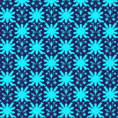 Flat Elegant decorative floral pattern vector design. Colorful floral pattern suitable for background, texture, fabric, wrapping, textile, clothing, print or others.