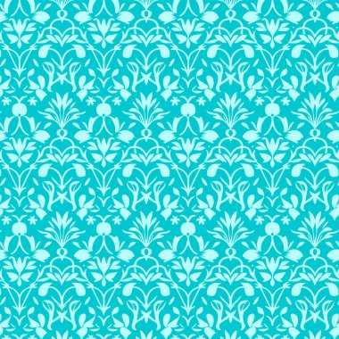 Zarif dekoratif çiçek desenli vektör tasarımı. Arkaplan, doku, kumaş, ambalaj, tekstil, giysi, baskı veya diğerleri için uygun renkli çiçek deseni.