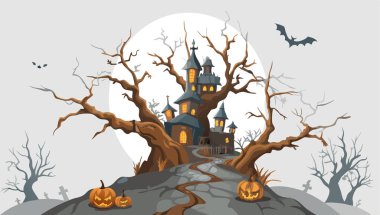 Cadılar Bayramı arka plan çizimi