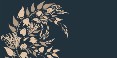 elle çizilmiş çiçek arka plan