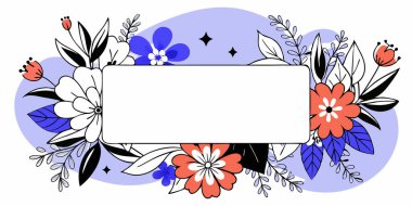 elle çizilmiş çiçek arka plan