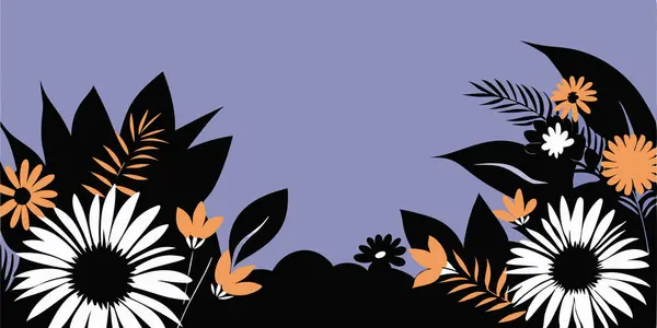 elle çizilmiş çiçek arka plan