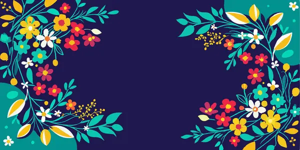 elle çizilmiş çiçek arka plan