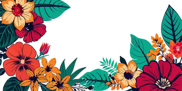 elle çizilmiş çiçek arka plan