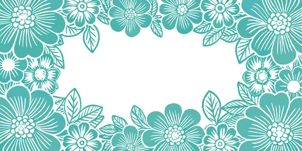 elle çizilmiş çiçek arka plan