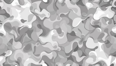 Gri ve beyaz kamuflaj deseni.