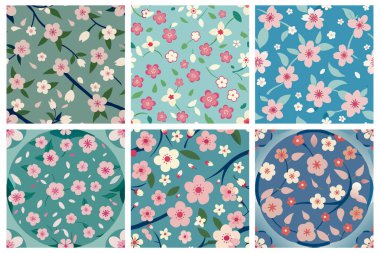 Renkli Çiçek Desenleri Ayarlandı