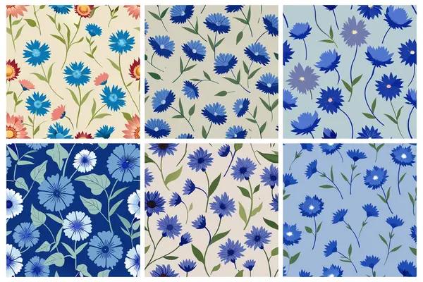 Renkli Çiçek Deseni Ayarlandı