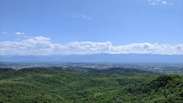 stock image view of the mountains in the summer, Kutaisi, Georgia