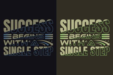 Başarı Tek Adım, Motivasyon, Motivasyon, Motivasyon Tişörtü, İlham verici Hediye, Hediye Gömleği, Olumlu Alıntı, Kadınlar İçin Tişört, Pozitif Tee, İlham verici