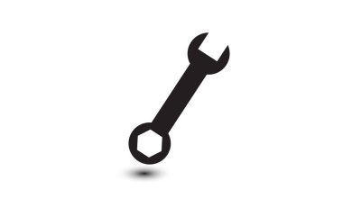 İngiliz anahtarı vektör çizimi