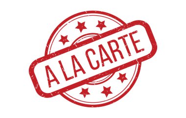 Kırmızı Ala kart Kauçuk Mühür Mühür Vektörü çizimi beyaz arkaplanda izole edildi