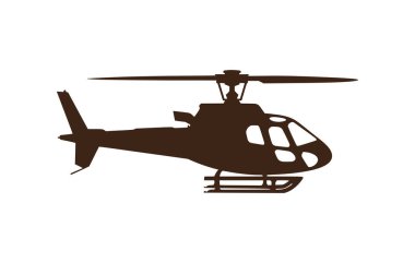 Beyaz arkaplanda helikopter vektör simgeleri