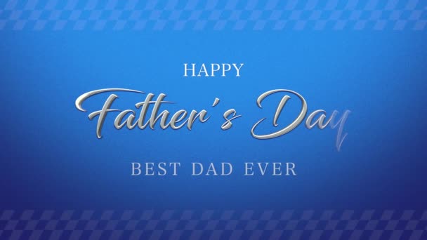 Ziua Tatălui Fericit Fundal Video Animație — Videoclip de stoc