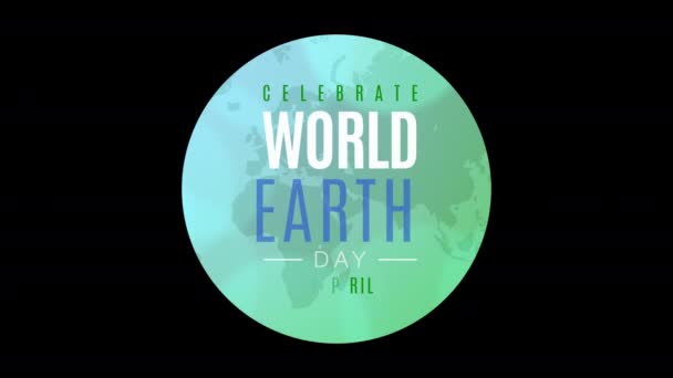 Παγκόσμια Ημέρα Περιβάλλοντος Έννοια Ημέρα Της Γης — Αρχείο Βίντεο