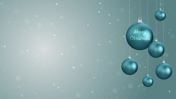圣诞快乐背景 新年背景 寒假主题 — 图库视频影像