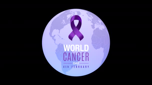 世界癌症日的开支 — 图库视频影像