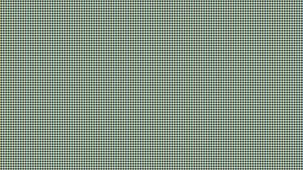 古いLcdピクセルの背景 コンピュータ画面 ピクセルテクスチャのマクロショット — ストック動画