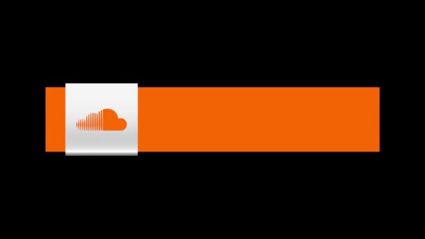 Soundcloud Third Animated Template Background — Stock Video