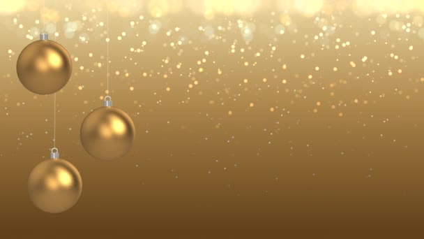 Feliz Navidad Antecedentes Año Nuevo Antecedentes Vacaciones Invierno Tema — Vídeo de stock