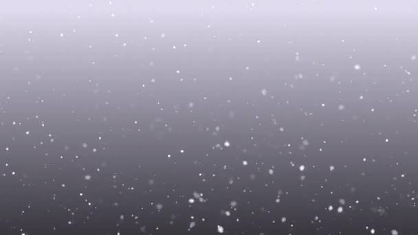 Imágenes Caída Animación Nieve Para Fondo — Vídeo de stock