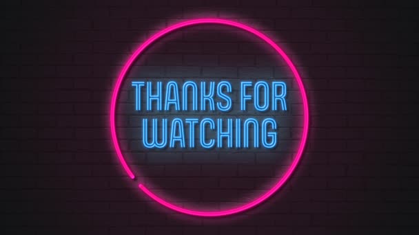 Animación Gracias Por Mirar — Vídeos de Stock