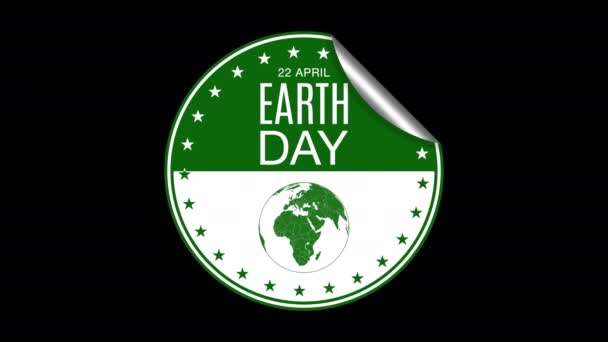 Wereld Milieudag Aarde Dag Concept — Stockvideo