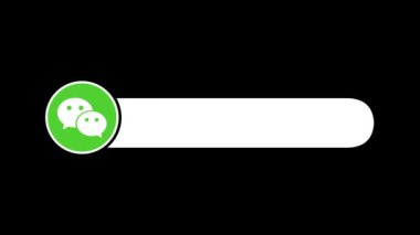 Sosyal Medya WeChat Logo Canlandırması