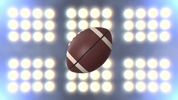 Futbol Amerykański Animation Ball — Wideo stockowe