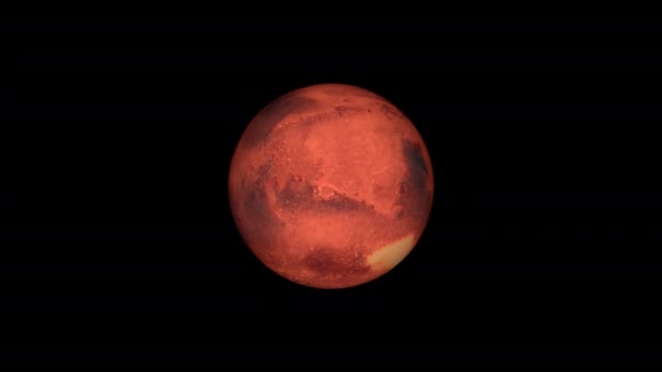 Marte Espaço Animação Fundo — Vídeo de Stock