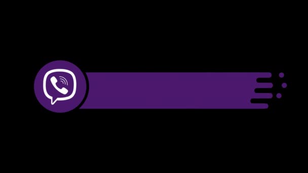 Viber Tredje Animerte Mal Bakgrunn – stockvideo